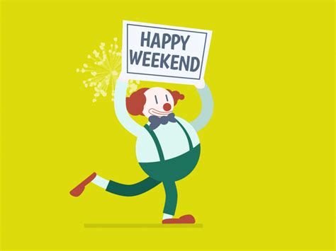 Happy Weekend! by Pedro Ramos on Dribbble