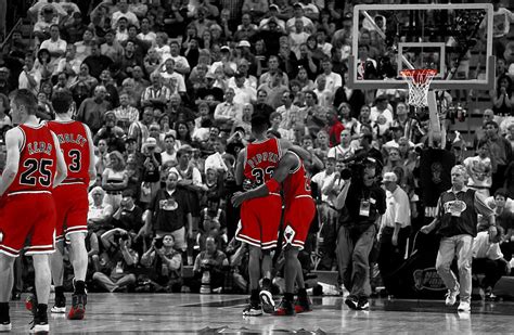 Michael Jordan Flu Game Mixed Media by Brian Reaves - Fine Art America