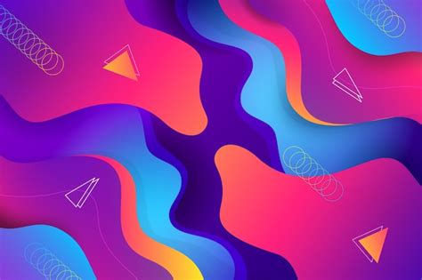 Vibrant abstract background | Free Vector