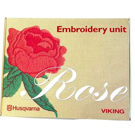 HUSQVARNA VIKING ROSE Iris Sewing Machine Embroidery Attachment Unit $50.11 - PicClick