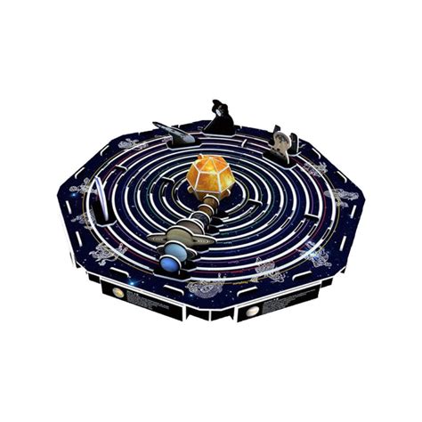 3D Solar System Puzzle (45 Pieces) - Novaspace