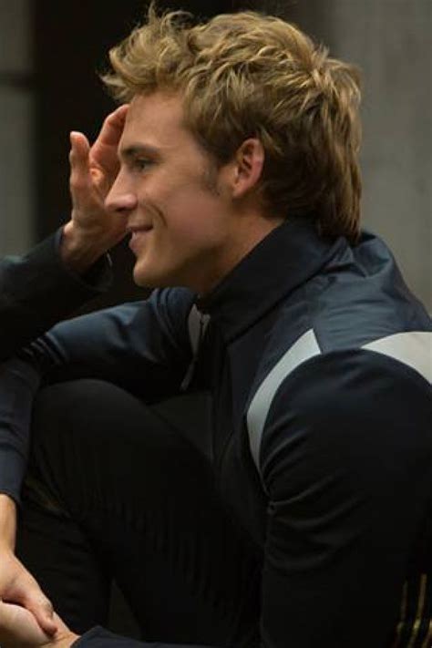 Check him out!!!! I love Finnick!!!! My favorite character and I haven't seen the movie yet ...