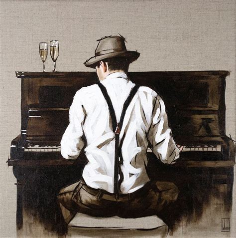 Piano Man, Figure Painting, Canvas Painting, Blunt Art, Art Musical, Art Sketches, Art Drawings ...