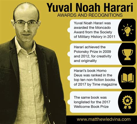 Yuval Noah Harari: Awards and Recognitions | Yuval noah harari ...