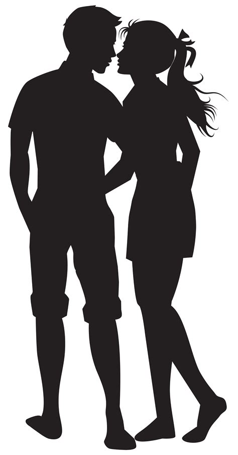 couple Clip art - Couple PNG Silhouettes Clip Art Image png download ...