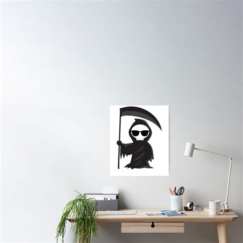 "Reaper Emoji " Poster for Sale by HippoEmo | Redbubble