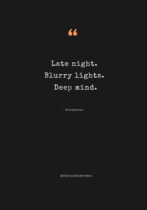 90 Late Night Quotes For Your Deep Thoughts And Sleeplessness – The Random Vibez