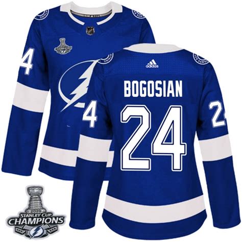 Women's Zach Bogosian Tampa Bay Lightning Adidas Home 2020 Stanley Cup ...