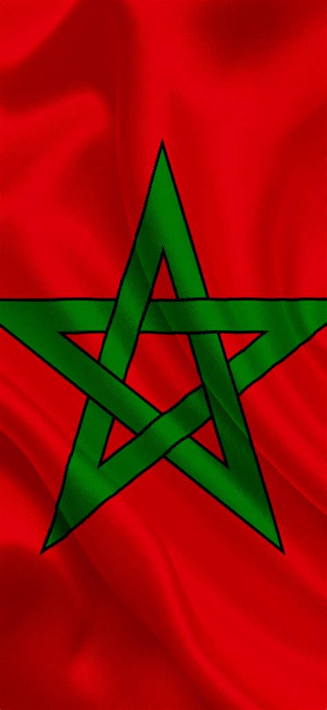 Flag Of Morocco Phone Wallpaper - Mobile Abyss