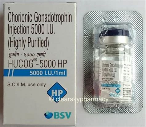 Hcg 5000 Iu, Packaging Type: Vial, Packaging Size: Box at Rs 379/piece in Surat