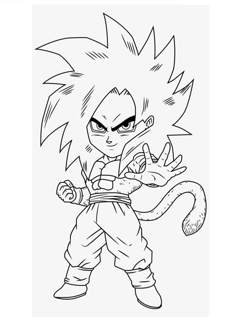 Goku Printable Coloring Pages