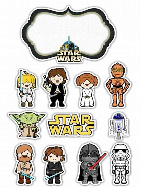 Star Wars Cake Toppers Printable Free Printable Word Searches | The Best Porn Website