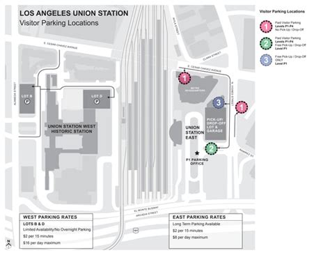 Union Station Parking Map