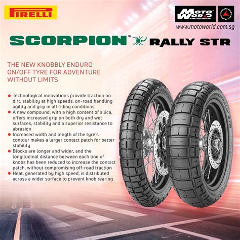 Pirelli Scorpion Rally STR, Motorcycles, Motorcycle Accessories on ...