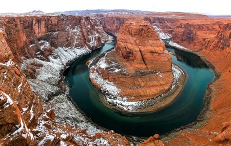 Horseshoe Bend in winter - Grand Canyon National Park Trips