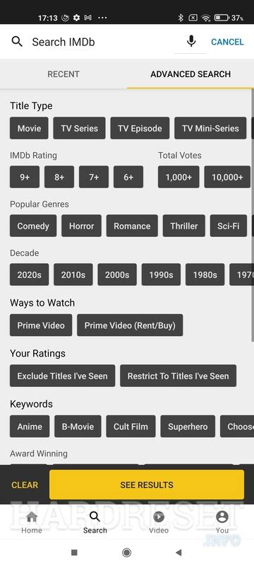 How to Find Advanced Search on IMDb - HardReset.info