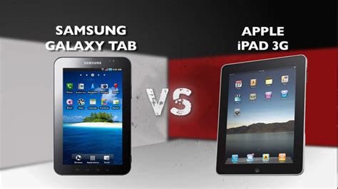 Samsung Galaxy Tab vs. Apple iPad 3G - Video - CNET