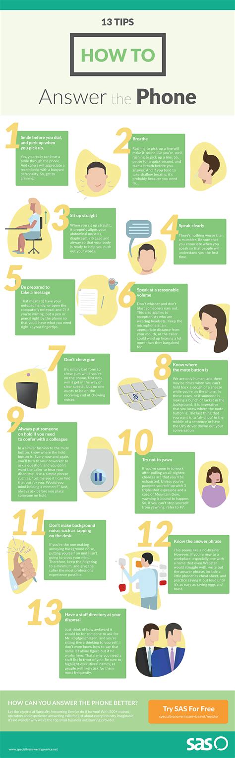 Infographic: 13 Tips for Answering Your Phone Professionally | SAS