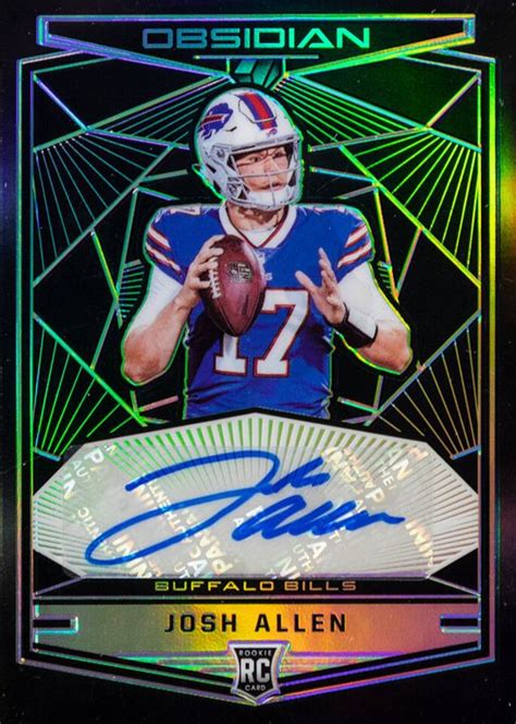 Josh Allen 2018 Obsidian #RKA-JA Rookie Autographs (/75) Price Guide - Sports Card Investor