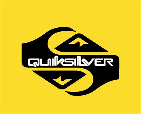 Quiksilver Brand Symbol Clothes With Name Logo Design Icon Abstract Vector Illustration With ...