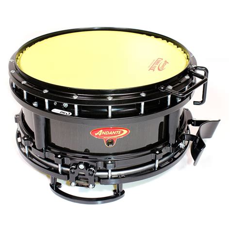 Andante Next Generation 7" Reactor Snare Drum - Black - Henderson Imports