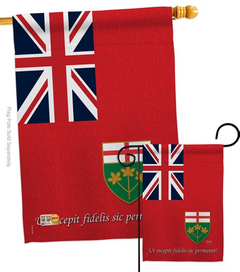 Ontario Flags of the World Canada Provinces Flags Set - Modern - Flags And Flagpoles - by Breeze ...