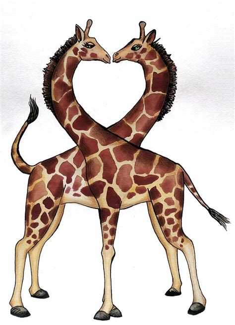 Free photo: Giraffe, Heart, Love, Animals - Free Image on Pixabay - 699986