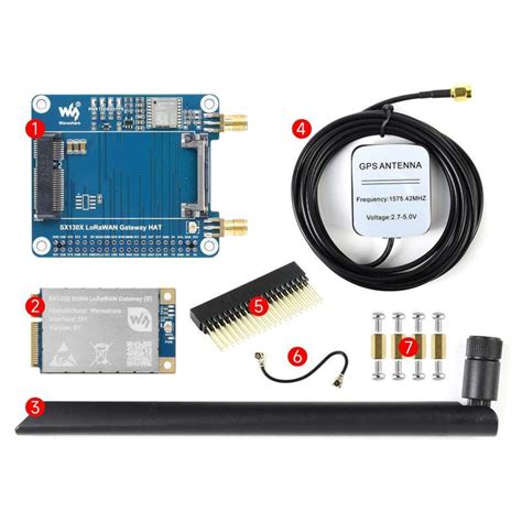 SX1302 868M LoRaWAN Gateway Module/HAT for Raspberry Pi, Standard Mini-PCIe Socket, Long range ...