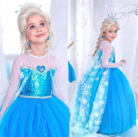 Elsa Frozen Dress, Elsa Birthday Dress, Frozen Elsa Costume, Elsa Dress for Girls, Elsa Birthday ...