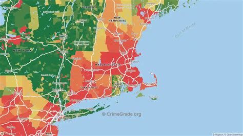 Massachusetts Violent Crime Rates and Maps | CrimeGrade.org