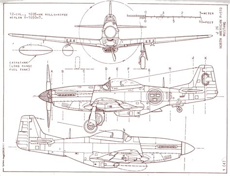 North-American-P-51D-Mustang.gif (1985×1528) | Vintage aircraft, Mustang, Wood boat plans