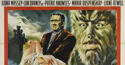 Bloody Pit of Rod: FRANKENSTEIN MEETS THE WOLF MAN (1943) Poster Art ...