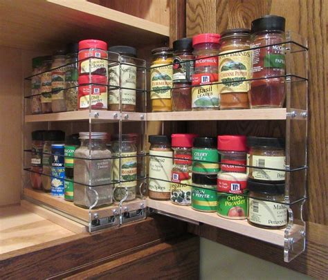 222x2x11 Maple Spice Organizer Rack | Cabinet Spice Storage | Ikea spice rack, Spice rack ...