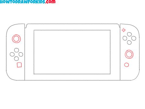 How to Draw a Nintendo Switch - Easy Drawing Tutorial For Kids