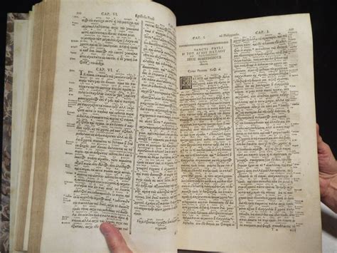 1657 Large Folio Polyglot Bible - Hebrew, Latin & Greek - Printed at Leipzig: Good Hardcover ...