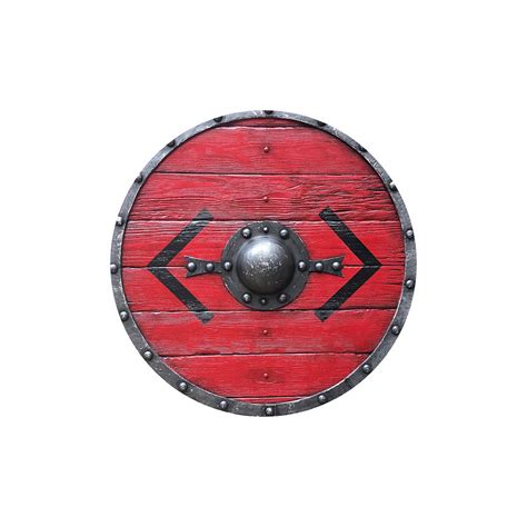 Ironside Bjorn Viking Shield Original Digital Art by Aleksandar Novakovic