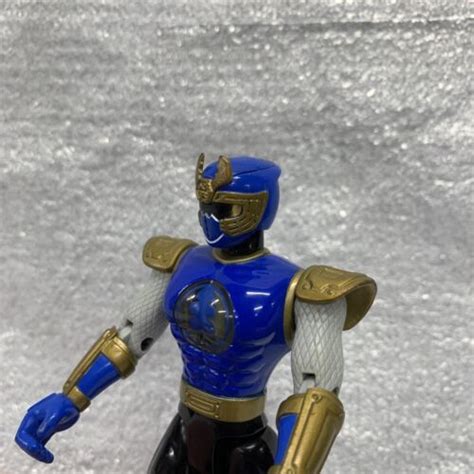 Power Rangers Ninja Storm Blue Ranger 2002 Bandai 6" Non Working ...