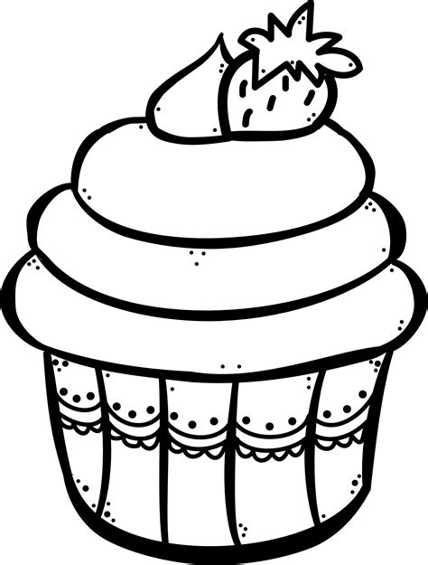 Cupcake para colorear | ImÁgENes TeaChERs | Pinterest