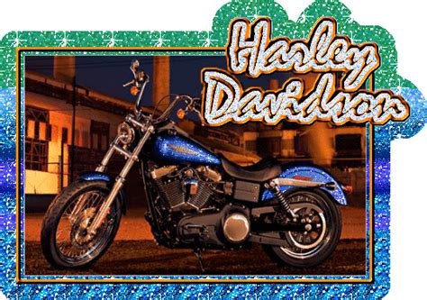 Harley Davidson Glitters, GIF, Images