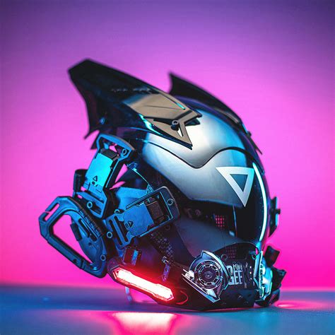 Cyberpunk Helmet Mask Glowing Halloween Helmet Cosplay Cyberpunk Costume Helmet | eBay