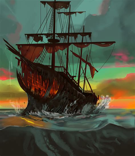 ArtStation - Ghost ship