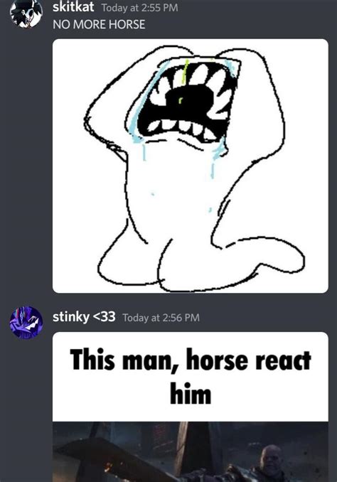 man gets horse reacted | This Man, Fish React Him | Know Your Meme