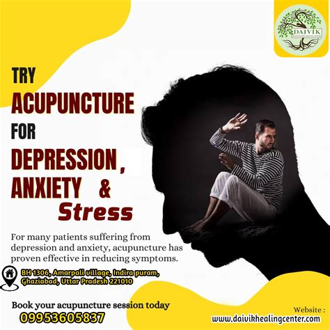 Try Acupuncture for depression, anxiety & Stress. - Daivik Healing Center