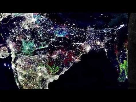 nasa releases diwali night map of india NDN News - YouTube