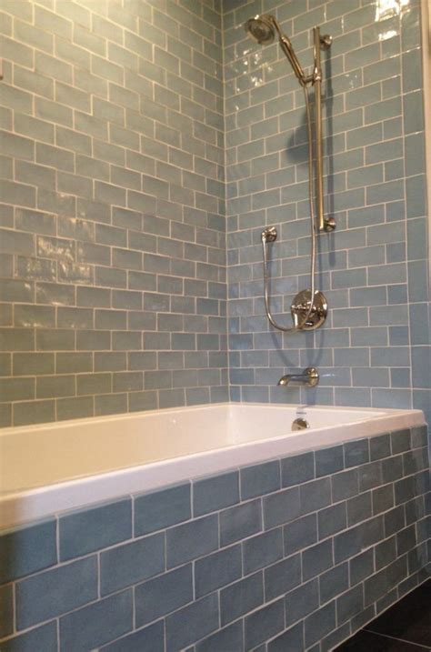 Daltile Subway Tile And Bathtub With Bathroom Fixture For Modern ...