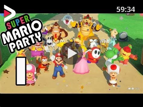 Super Mario Party - Gameplay Walkthrough part 1 - Mario Whomp's Domino ...