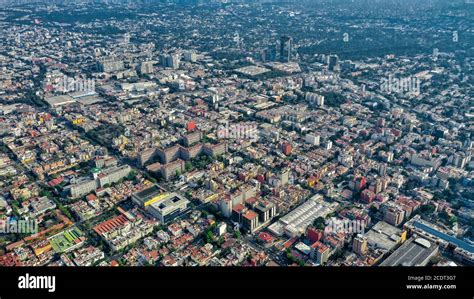 Aerial view of Mexico City Stock Photo - Alamy