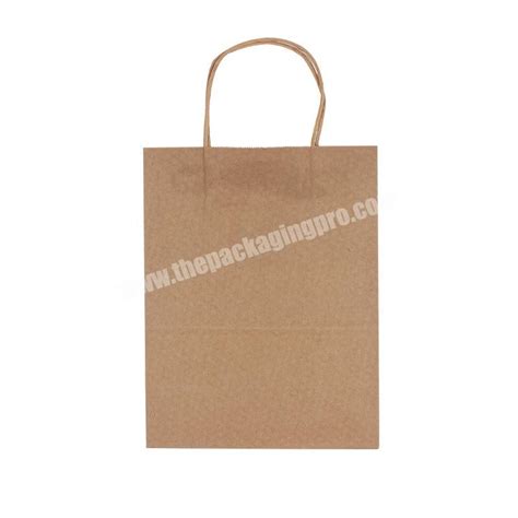 Custom logo high quality kraft paper bag carrier bag packaging food ...