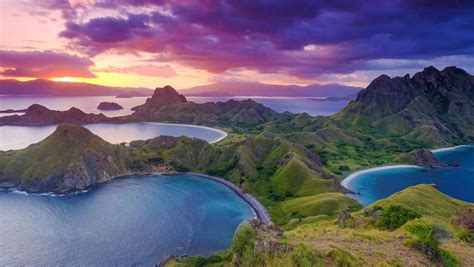 Padar Island is the third largest island in the Komodo National Park ...