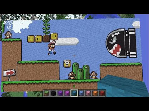 Super Mario World Pixel Art Minecraft